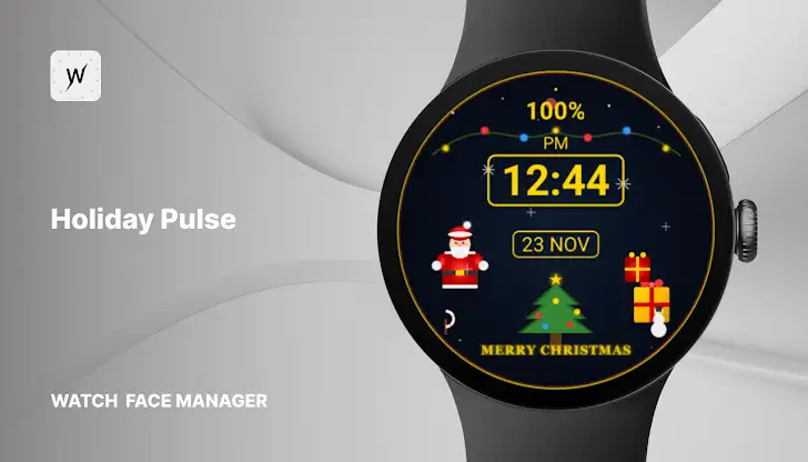 Holiday Pulse Watch Face screenshot 1