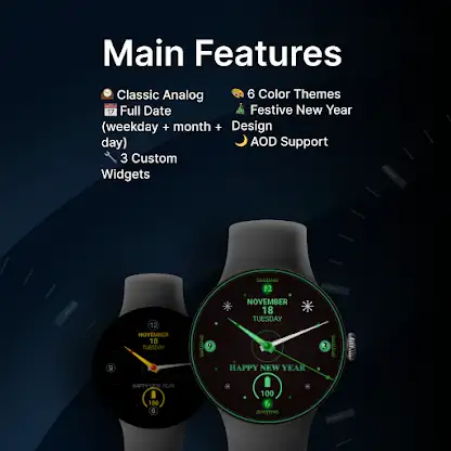 Holiday Spirit Watch Face screenshot 2