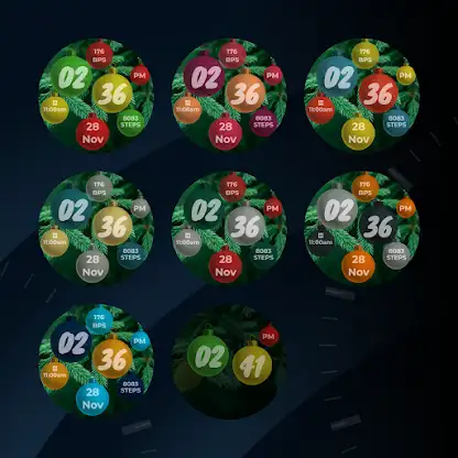 Holiday Tree Watch Face screenshot 3