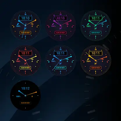 Hybrid Tech Watch Face screenshot 3