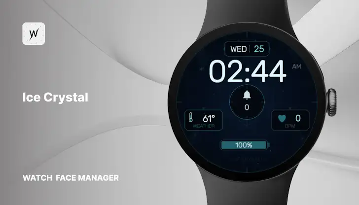 Ice Crystal - watch face screenshot 1