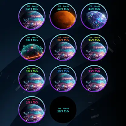 Infinity Space Watch Face screenshot 3