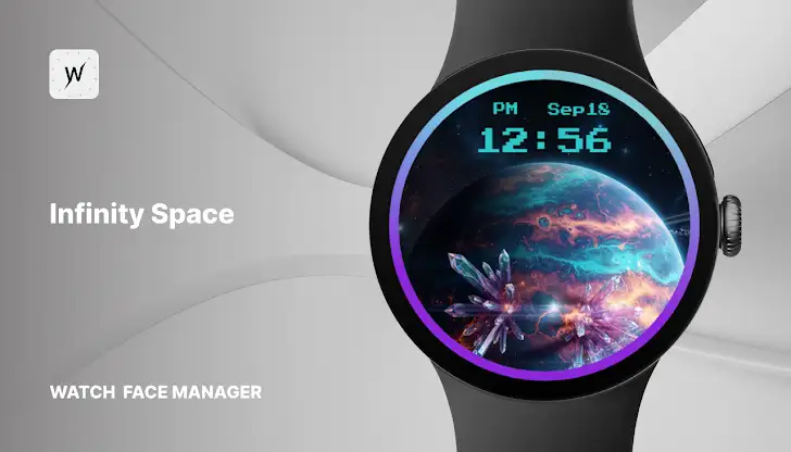 Infinity Space Watch Face screenshot 1