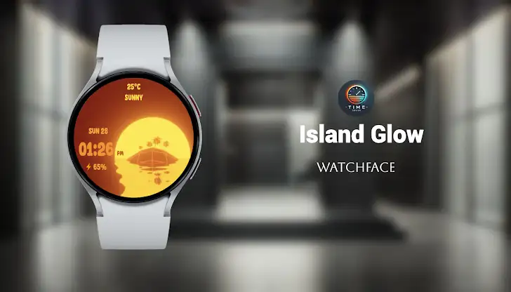 Island Glow Watch Face screenshot 1