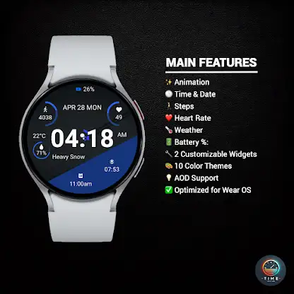 Just Time Watch Face screenshot 2