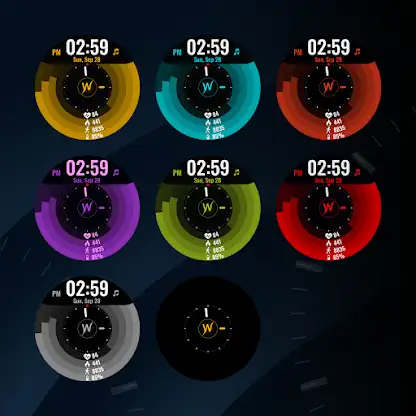 Life Circles Watch Face screenshot 3