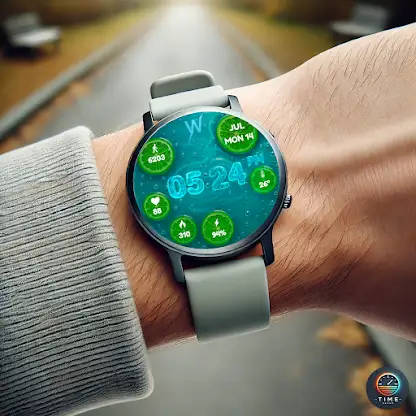 Lime Soda Watch Face screenshot 4