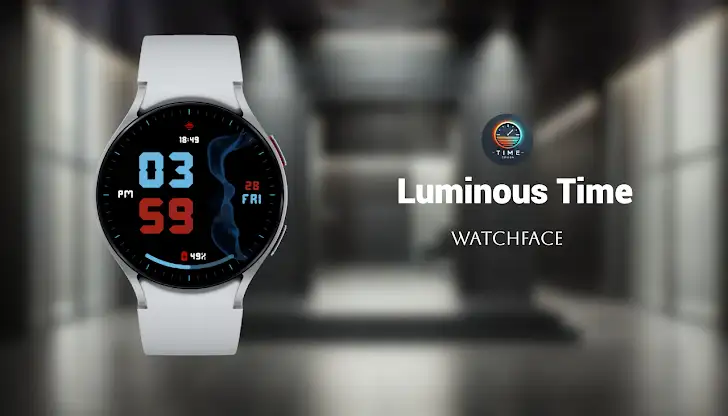 Luminous Time Watch Face screenshot 1