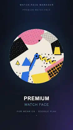 Memphis Pop Watch Face screenshot 4