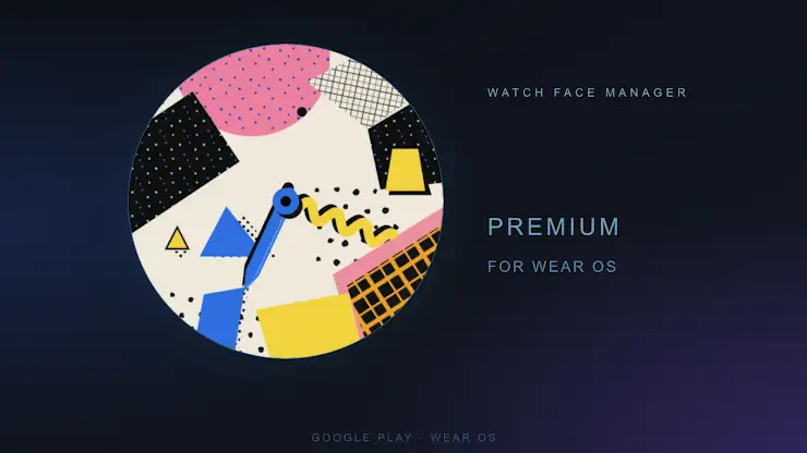 Memphis Pop Watch Face screenshot 1