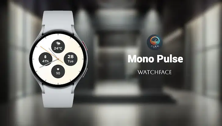 Mono Pulse Watch Face screenshot 1
