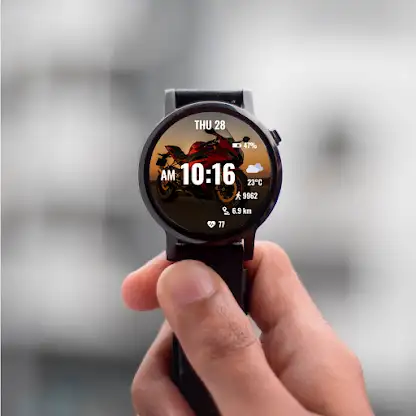 Moto Race Watch Face screenshot 4