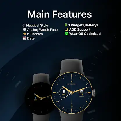 Nautical Navigator -watch face screenshot 2
