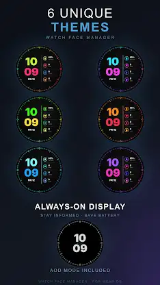 Neon Riot Watch Face screenshot 3