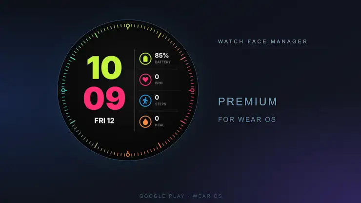 Neon Riot Watch Face screenshot 1