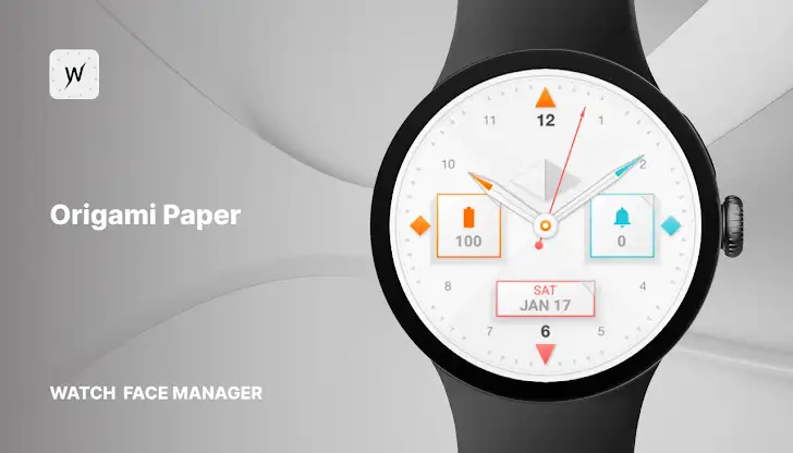Origami Paper - watch face screenshot 1