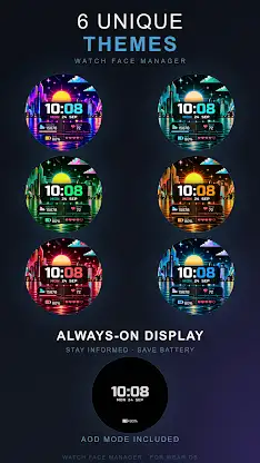 Pixel Harbor Watch Face screenshot 2