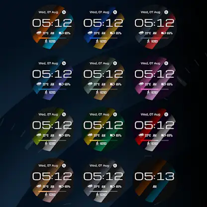 Prism Spectrum Watch Face screenshot 3