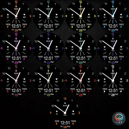 Quadro Time Watch Face screenshot 3