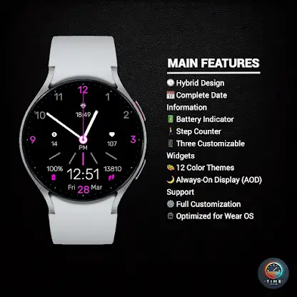 Quadro Time Watch Face screenshot 2