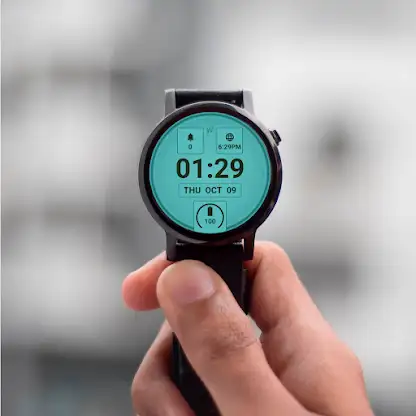 Retro LCD Watch Face screenshot 4