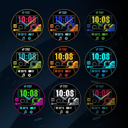 Retro Tapes Watch Face screenshot 3