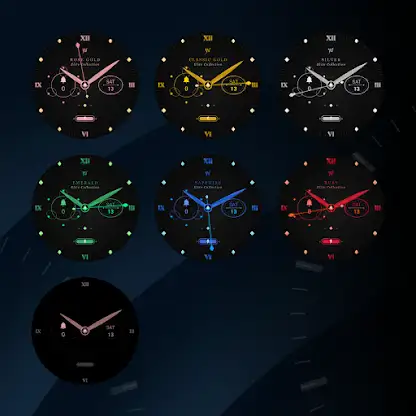 Rose Gold Elite Watch Face screenshot 3