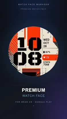 Rust Manifesto Watch Face screenshot 4