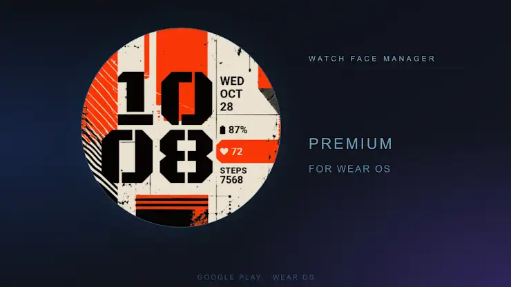 Rust Manifesto Watch Face screenshot 1