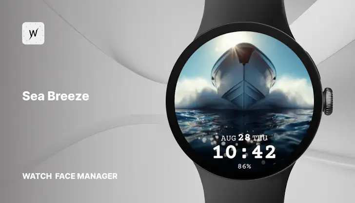 Sea Breeze Watch Face screenshot 1