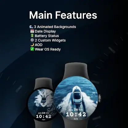 Sea Breeze Watch Face screenshot 2