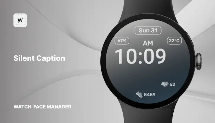 Silent Caption Watch Face screenshot 1