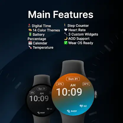 Silent Caption Watch Face screenshot 2