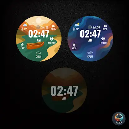 Silk Fold Watch Face screenshot 3