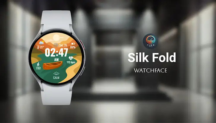 Silk Fold Watch Face screenshot 1