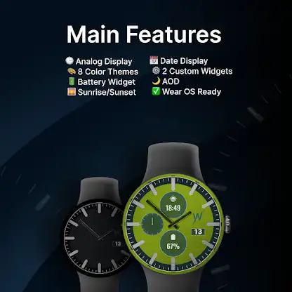 Silver Chrono Watch Face screenshot 2
