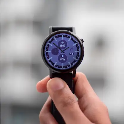 Silver Chrono Watch Face screenshot 4