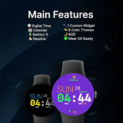 Simple Tenth Watch Face screenshot 2