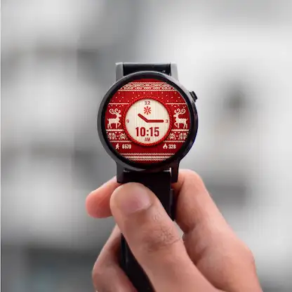 Snow Knit Watch Face screenshot 4