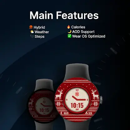 Snow Knit Watch Face screenshot 2