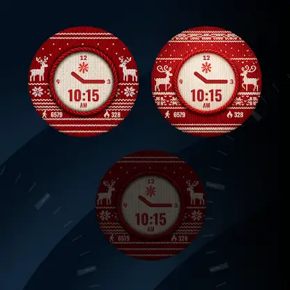 Snow Knit Watch Face screenshot 3