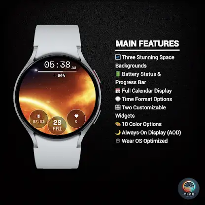 Space Odyssey Watch Face screenshot 2