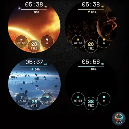 Space Odyssey Watch Face screenshot 3