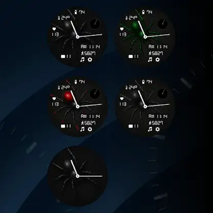 Spider Tech Watch Face screenshot 3