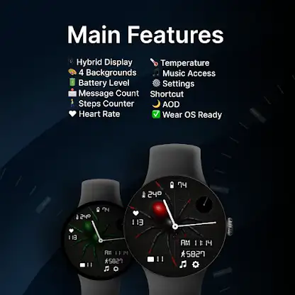 Spider Tech Watch Face screenshot 2
