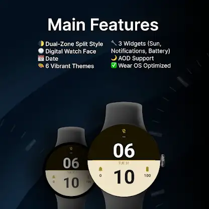Split Face - watch face screenshot 2