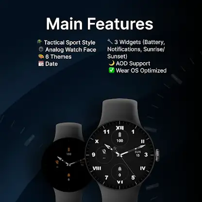 Sport Tactical - watch face screenshot 2
