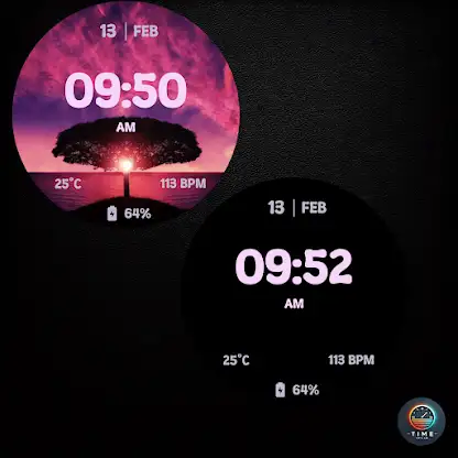 Sunset Shift Watch Face screenshot 3