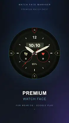 Tactical Bearing Watch Face screenshot 4