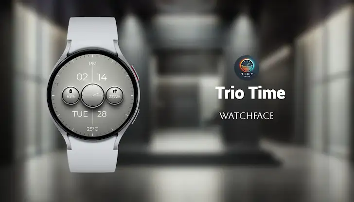 Trio Time Watch Face screenshot 1